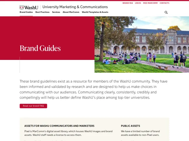 Washington University in St. Louis guidelines: Brand Guides