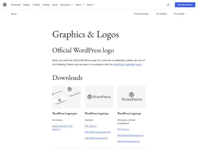 WordPress press & asset kit: Graphics & Logos