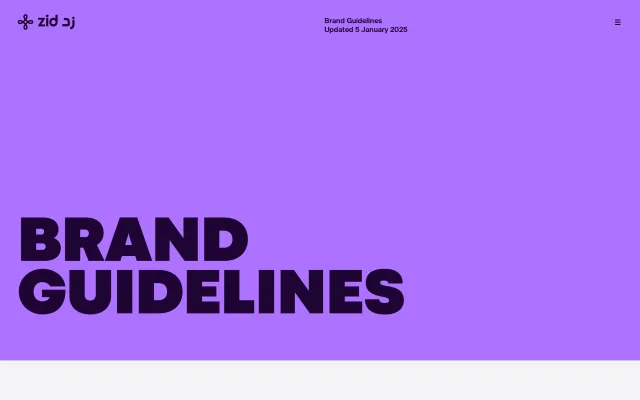 Zid guidelines: Zid Brand Guidelines