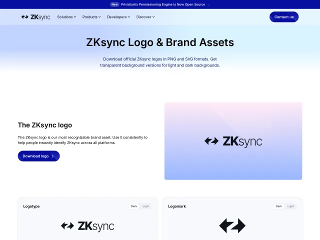 ZKsync press & asset kit: ZKsync Logo Download