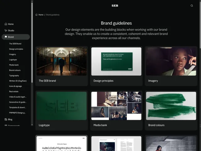 SEB guidelines: Green Design System