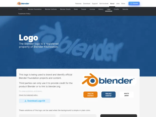 Blender guidelines: Logo