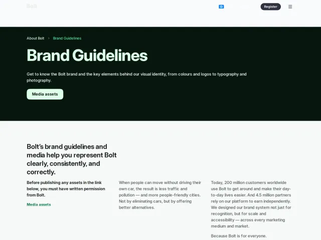 Bolt guidelines: Bolt Brand Guidelines